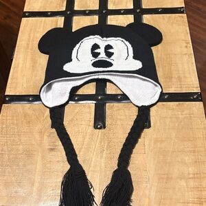 Disney Adorable Black and White Mickey Mouse Hat